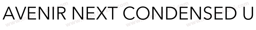 AVENIR NEXT CONDENSED UPPER Case字体转换